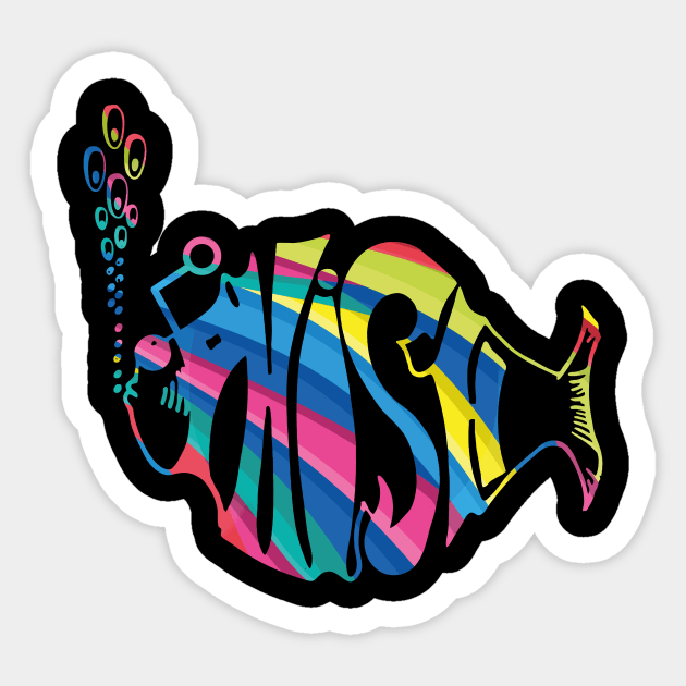 Phish Abstrack Sticker by phishstore99